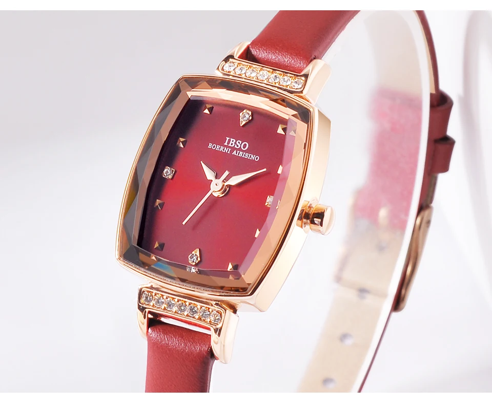 2018 Female Watch Purple Small Luxury Fashion Rectangular Watches for Women 05