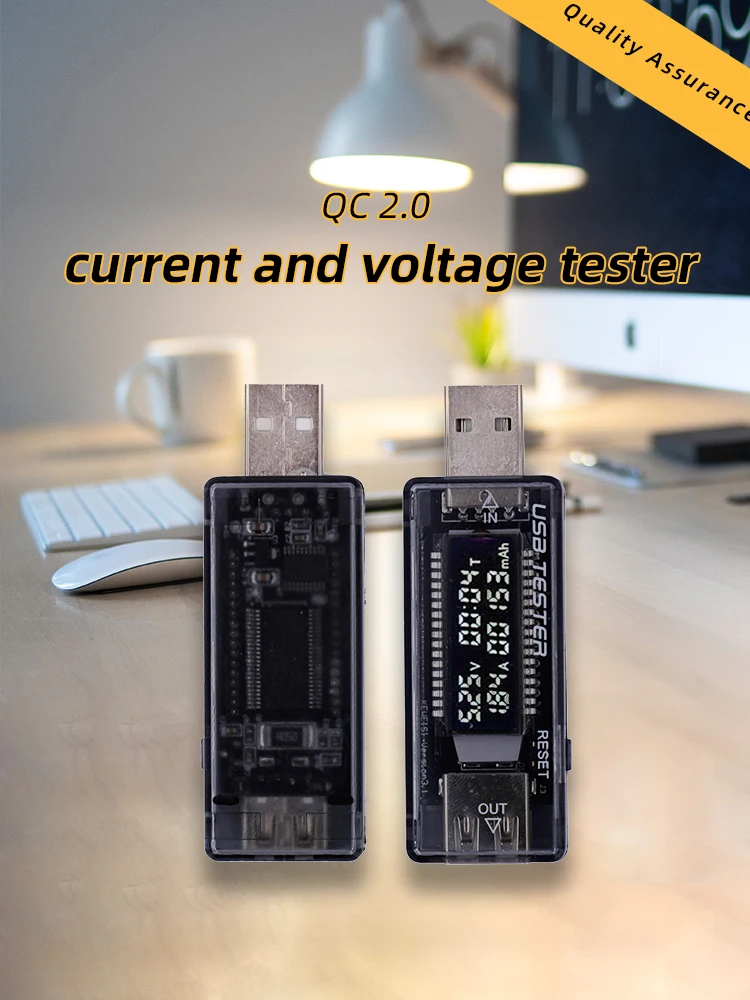 USB зарядное устройство 5 в 9 12 В 20 QC 2 0 3 ЖК дисплей тестер емкости детектор