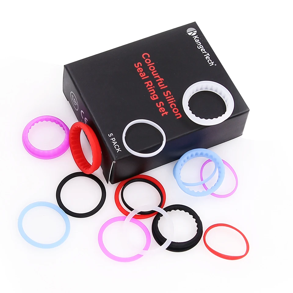 

Original Kangertech Colorful silicon O rings For Kanger Subtank nano mini plus tank replacement Control Ring e cigarette O ring