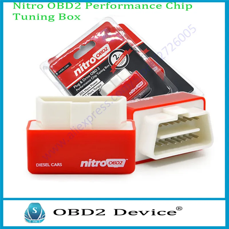 Мощный чип блок настройки Plug Drive NitroOBD2 дизельный Nitro OBD2 дизельный Интерфейс чип блок настройки интерфейс для дизельного автомобиля