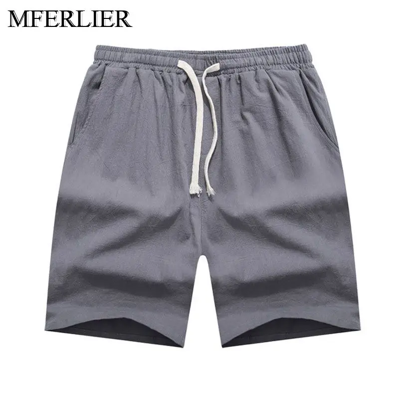 Летние Шорты Мужские 5XL 6XL 7XL 8XL 9XL плюс размер талия 125 см мужские шорты 3 цвета