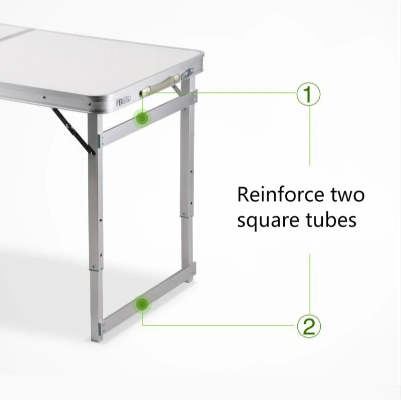 Outdoor Folded Table with Umbrella Hole Lifted Multifunction Desk Light Portable Table and Chair Set Camping BBQ Dining Table Outdoor Folded Table with Umbrella Hole Lifted Multifunction Desk Light Portable Table and Chair Set Camping BBQ Dining Table