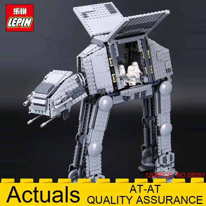 

Lepin 05051 Star Series Force Awaken The AT Transpotation Armored Robot Building Blocks Bricks Educational Toys 75054 War wars