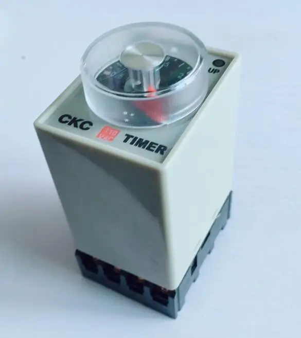 Woljay AH3-2 Time Delay Timer Relay - AC 24V, 0-10 Second Delay, 8-Pin Solid State Relay With Socket