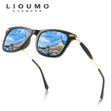 New Brand Design Sunglasses Men Polarized Driving Travelling Male Square Unique Vintage Style Frame Eyewear UV400 Gafas De Sol 