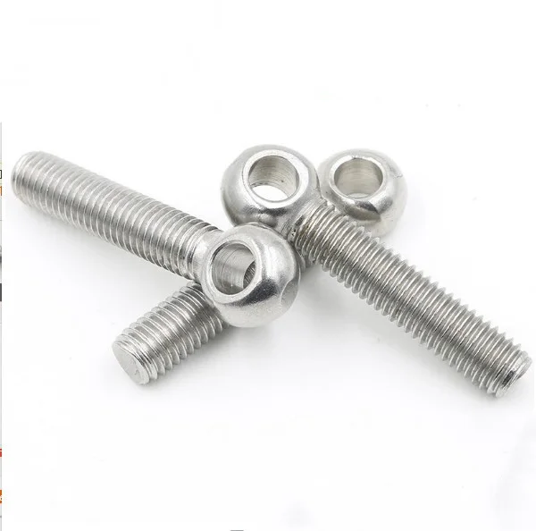 

1pcs M8 stainless steel fixed ring closed joint screws home decoration bolts 60mm-100mm length