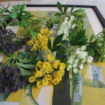 

Simulation flower 2 bud silk flower artificial flower household decoration wedding decoration Free shipping