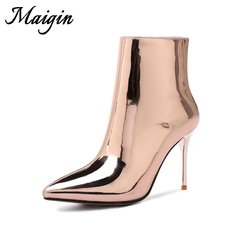 Maigin 9cm High Ankle Heels Women