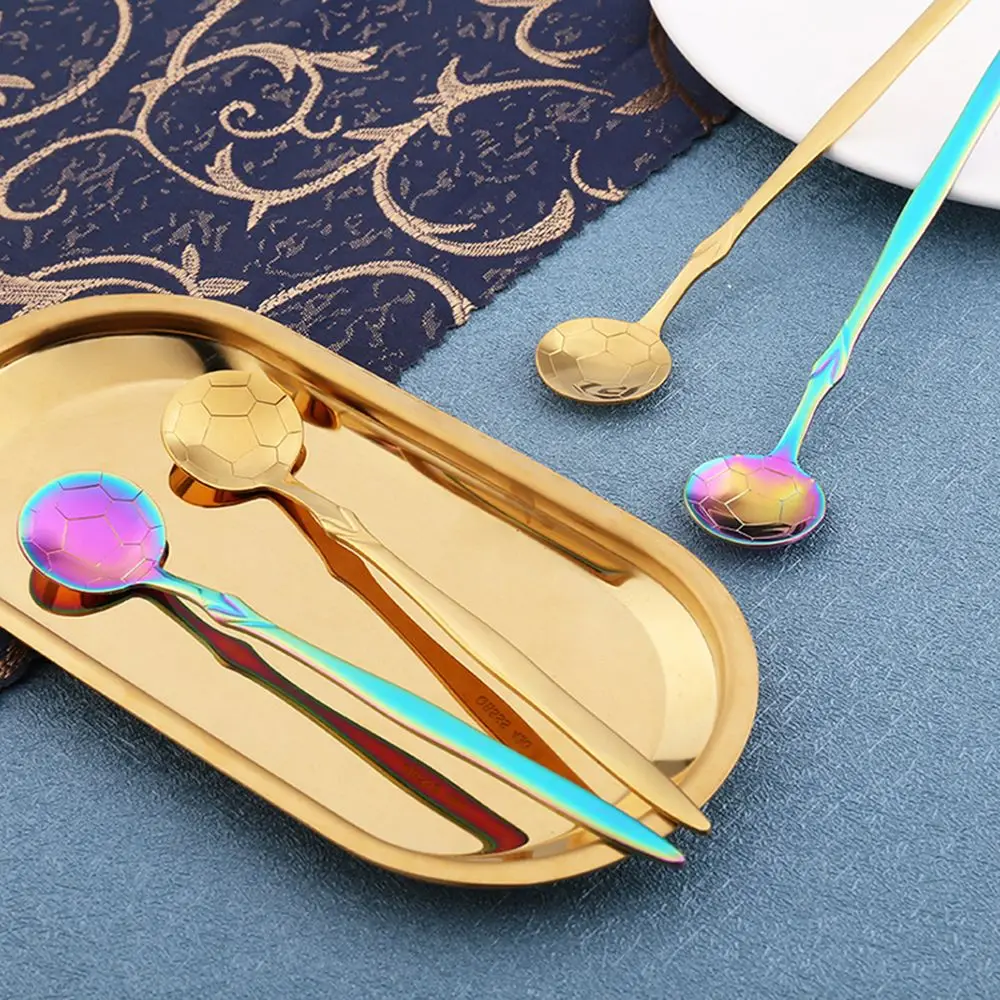 

Stainless Steel Coffee Spoon Long Handled Coffee Scoops Ice Cream Dessert Tea Spoon Coffeeware Kitchen Accessories