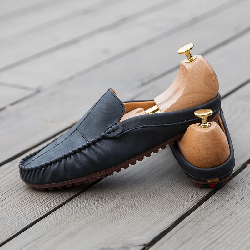 Модные полуботинки Лоферы желтого цвета хаки Мужская обувь для ходьбы Легкий молодых Повседневное мужские туфли из дышащего материала, без шнуровки; обувь на плоской подошве