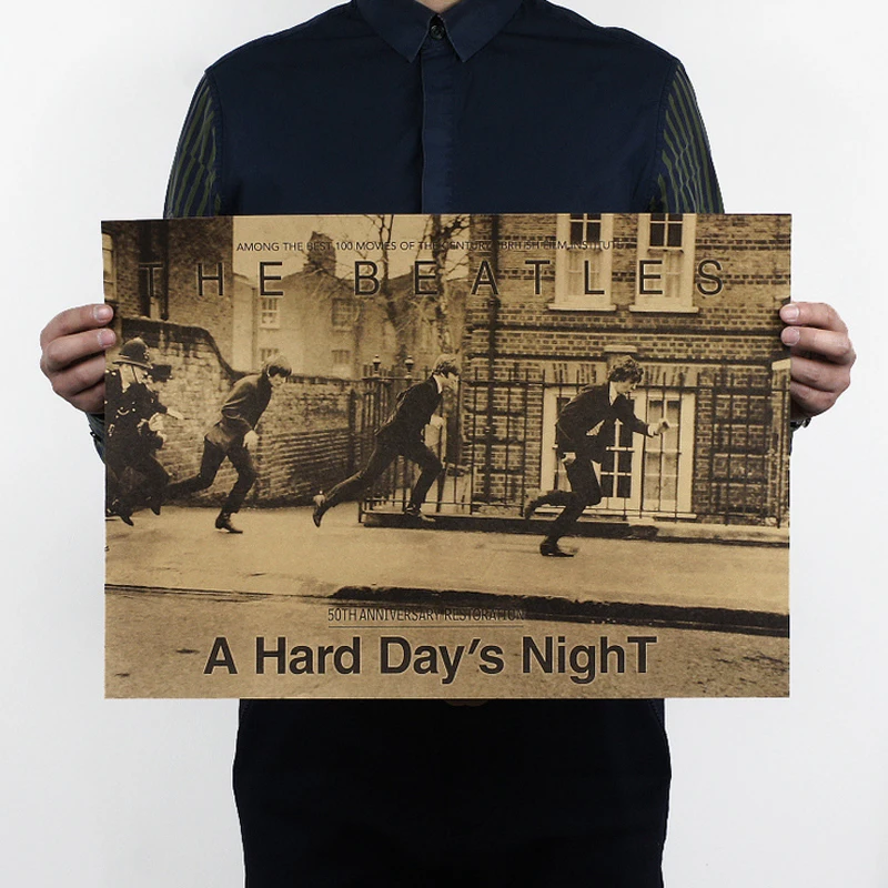 

The music Rock band style E/Classic rock/kraft paper/ Retro Poster/decorative painting 51x35.5cm