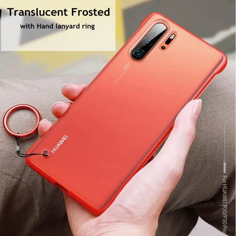 Ударопрочный чехол для Huawei p30 p20 pro mate 20 жесткий прозрачный из поликарбоната lite honor