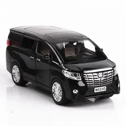 1:24 Роскошные Alphard металлические игрушечные машинки литой автомобиль Модель автомобиля игрушки для детей и взрослых Коллекция мальчиков