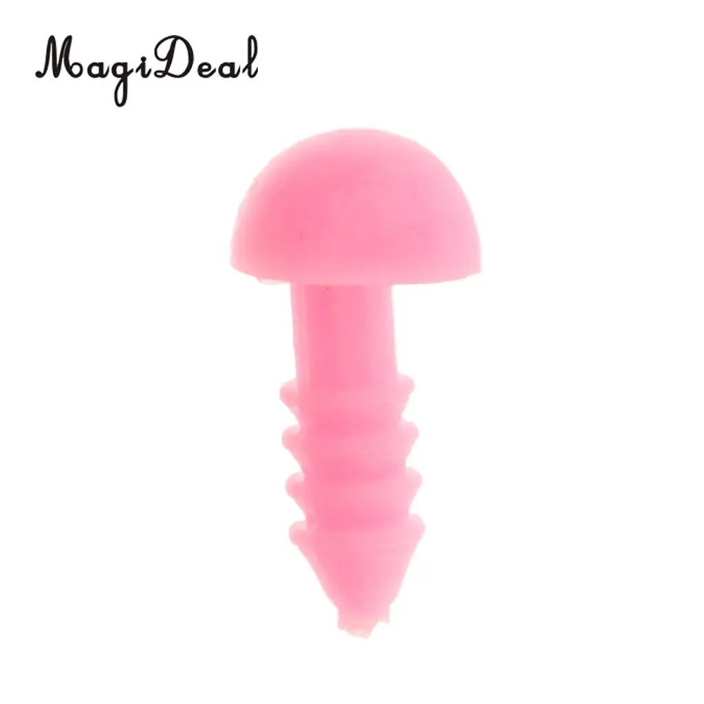 100Pcs Plastic Dolls Noses Acrylic 7x9mm Safety Nose Toy Animal Bear Dog DIY Making Accessories Crafts