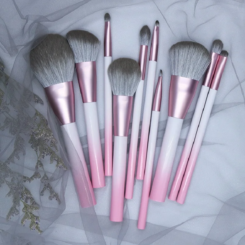 

BBL Gradient Pink Single Makeup Brushes Foundation Powder Blush Concealers Eyeshadows Blending Premium Face / Eye Make Up Brush