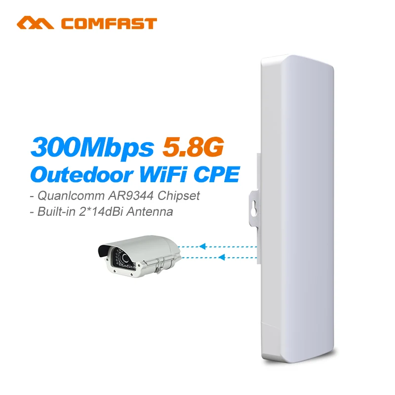 3-5 км Comfast CF-E312AV2 беспроводной AP беспроводной мост Long Range CPE 5,8 Г Wi-Fi Усилитель сигнала Усилитель Открытый Wi-Fi ретранслятор