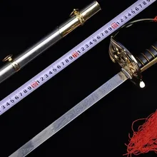 S0084 Золотой Королевский Малайзийский полицейский полис ди Раджа дираджа военный костюм меч 37,5"