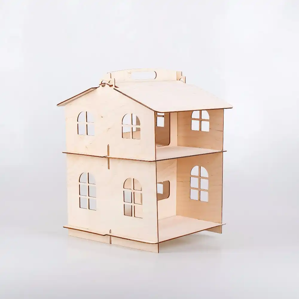 plywood dolls house