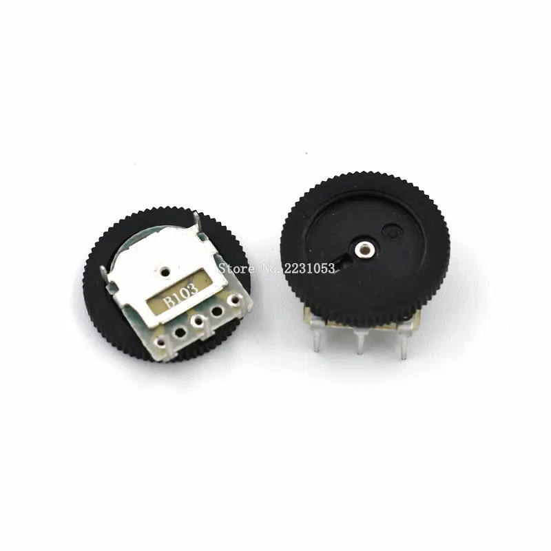 10PCS/LOT 16*2mm Single Gear tuning potentiometer B103 10K 3Pin Dial