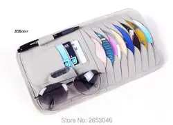Новый автомобиль Защита от солнца козырек сумка для хранения автомобилей Примечания чехол CD получает сумка Папка карман для Nissan Teana X-Trail