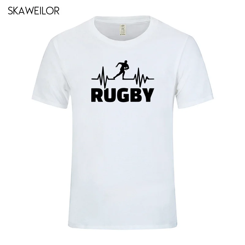 نبضات rugbying قمصان الرجال الصيف أزياء قصيرة الأكمام تي شيرت القطن مضحك المطبوعة قمم الرياضية رجل قمزة نبضات rugbying قمصان الرجال الصيف أزياء قصيرة الأكمام تي شيرت القطن مضحك المطبوعة قمم الرياضية رجل قمزة