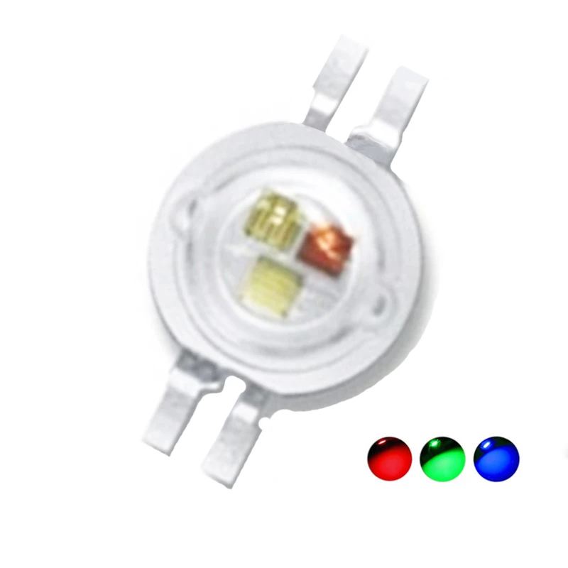 10-100 шт. светодиодный чип COB 1 Вт 3 Вт красный зеленый синий белый УФ-светодиодный Диод SMD для DIY светодиодный прожектор
