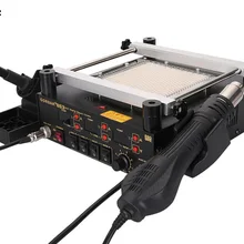 Gordak 863 3 в 1 Digita Тепловая пушка Горячего Воздуха BGA паяльная станция Электрический паяльник ИК Инфракрасная станция предварительного нагрева