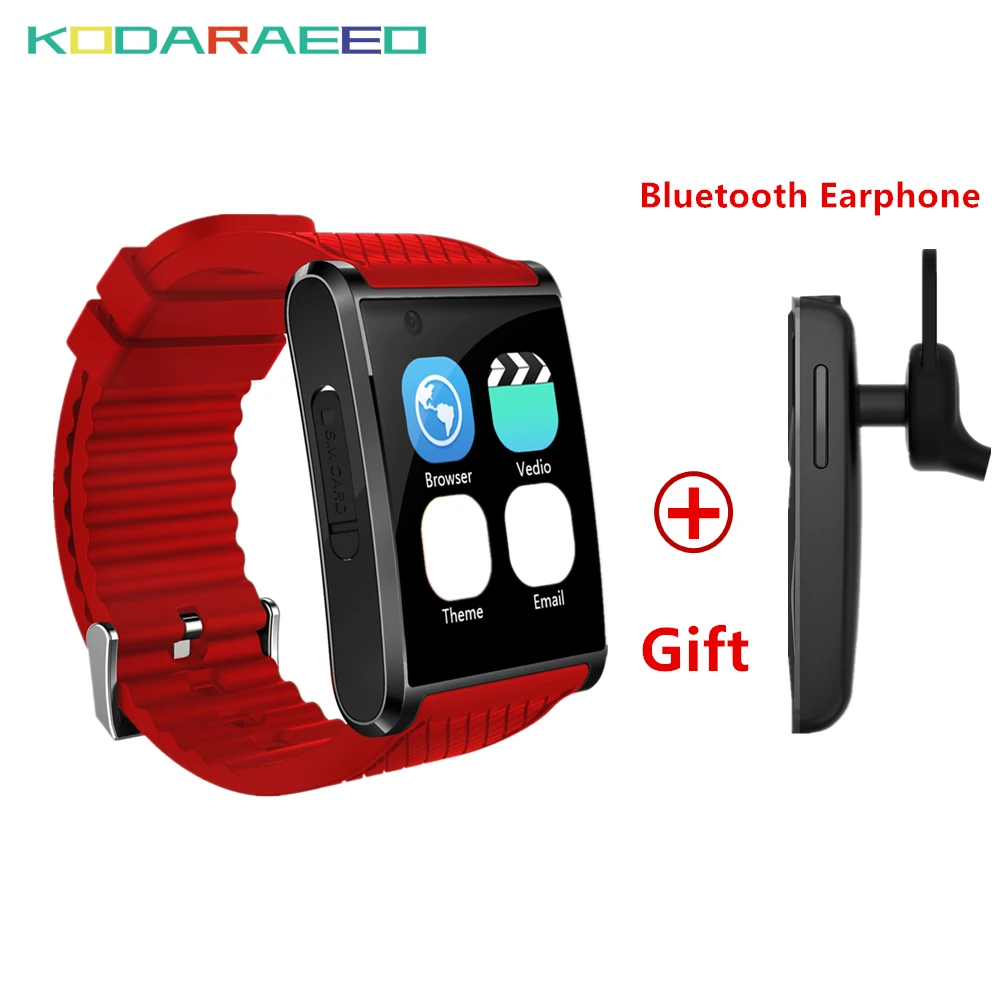 

Android 5.1 Smartwatch X11 Smart Watch MTK6580 Pedometer Camera 5.0M 3G WIFI GPS Positioning SOS Card Free Bluetooth Headset