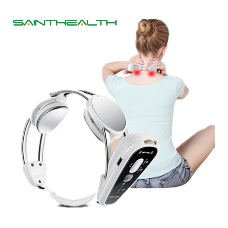 Wireless body Health care Infrared Heating Neck Massager electric Relax