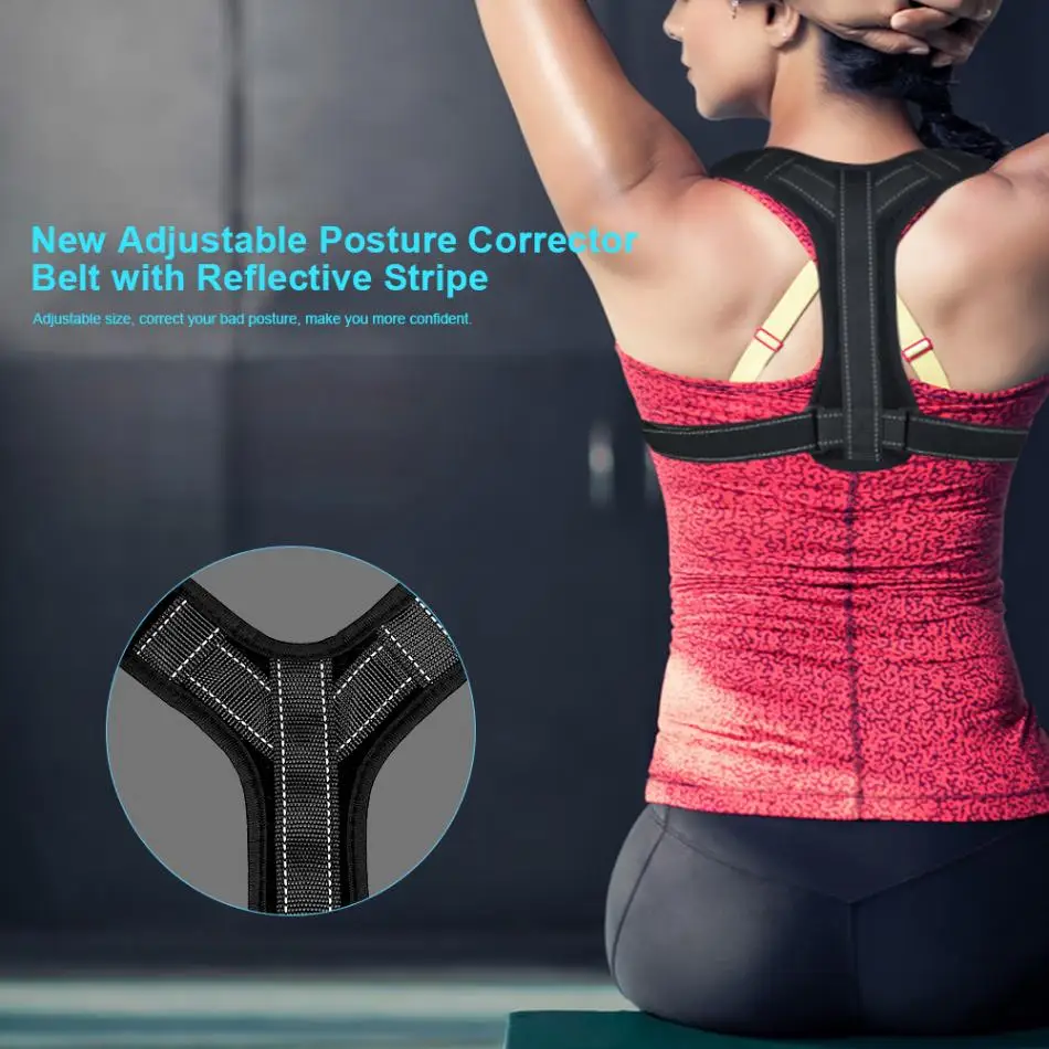 Adjustable Adult Back Clavicle Posture Corrector Belt Orthopedic Vest Medical Upper Back Brace Corset Shoulder Support Bandage a