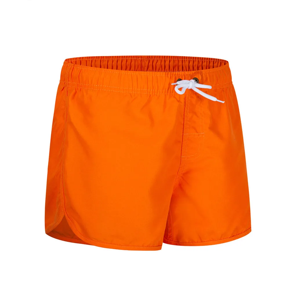 Мужские однотонные повседневные свободные спортивные шорты с завязками, весенние и летние модные пляжные шорты