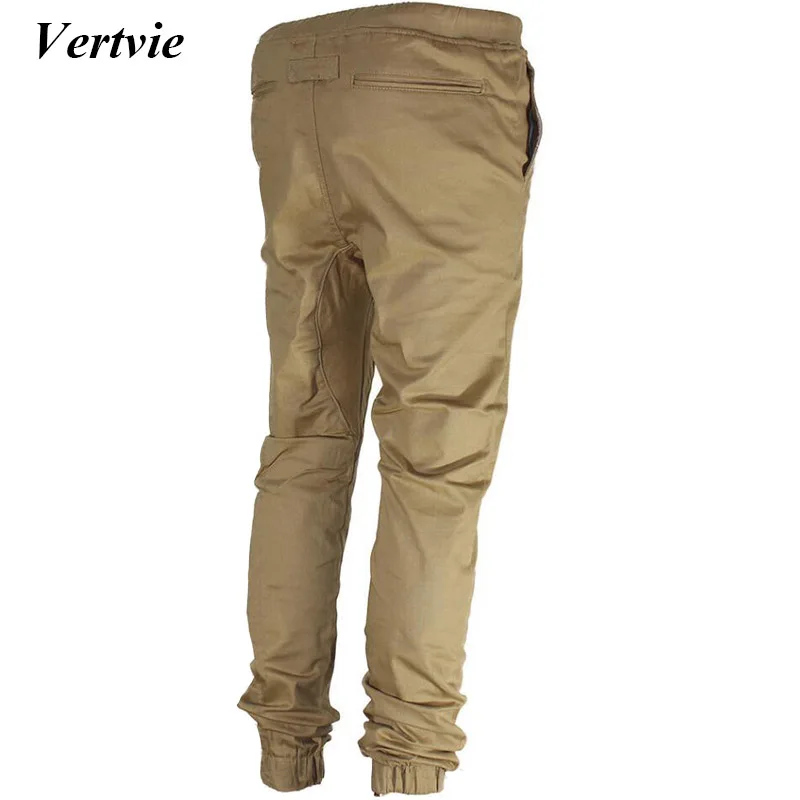 Vertvie Brand Men Workout Pants Solid Hiking Pants Elastic