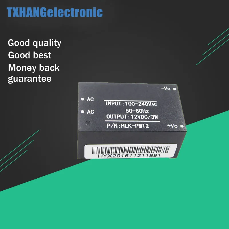 

HLK-PM12 AC-DC 220V to 12V 3W Buck Step Down Power Supply Module Convert