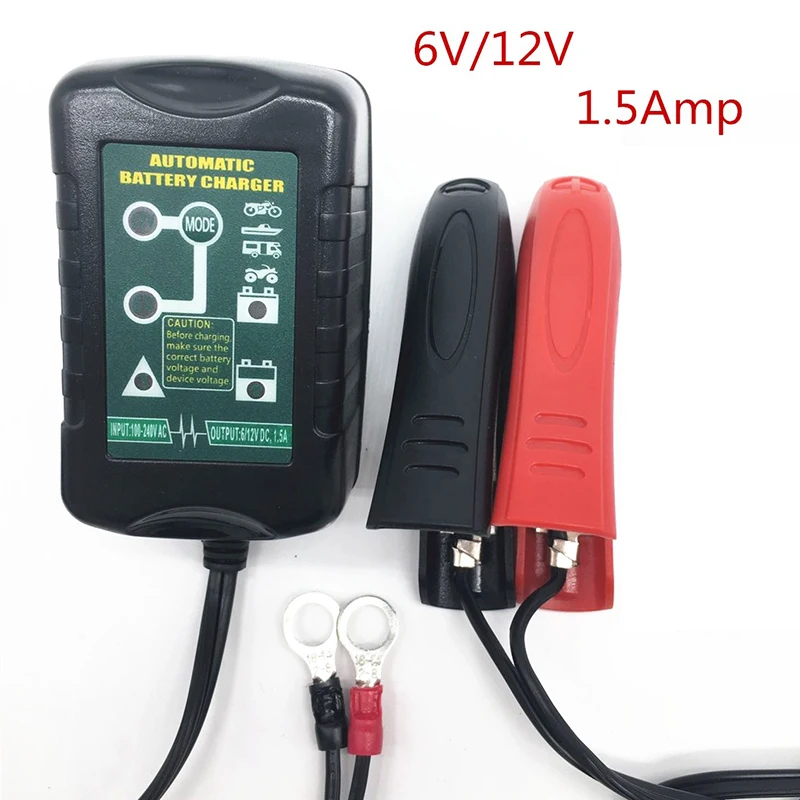 New Automatic Battery Charger for AGM GEL SLA VRLA Battery Moto Auto