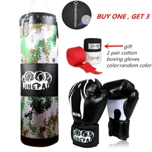 Армейский зеленый красный пустой мешок для кикбоксинга тренировочный фитнес Пробивной мешок Saco De Boxeo крюк висящий ММА боевой мешок с песком(Пустой