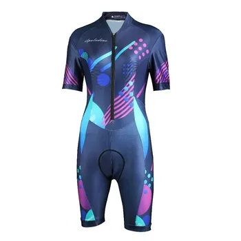 

ILPALADINO Women Short Sleeve Cycling Sets Female Cycling One-piece Suit For Summer MTB Bike Sports Shirt Cycle Clothing Suit