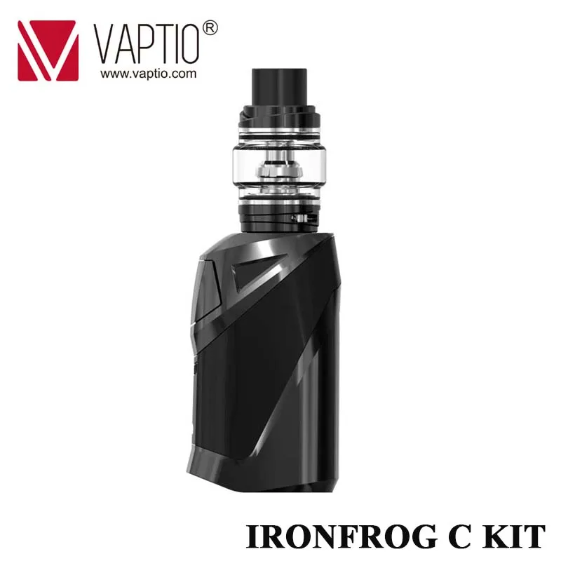 

Eletronic cigarette Original VAPTIO IRONCLAD Vape KIT with 2600mAh built in battery mod and 6.0ml tank LED Indicator Lights