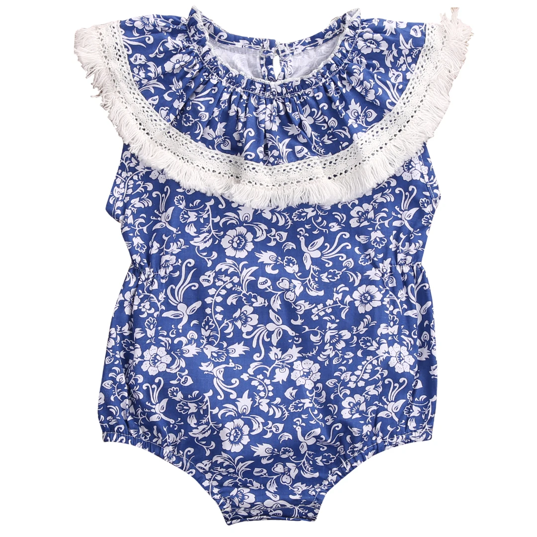 

Cute Newborn Toddler Kids Clothes Baby Girl Romper 2017 Summer Sleeveless Floral Outfits Sunsuit One Pieces Jumpsuit