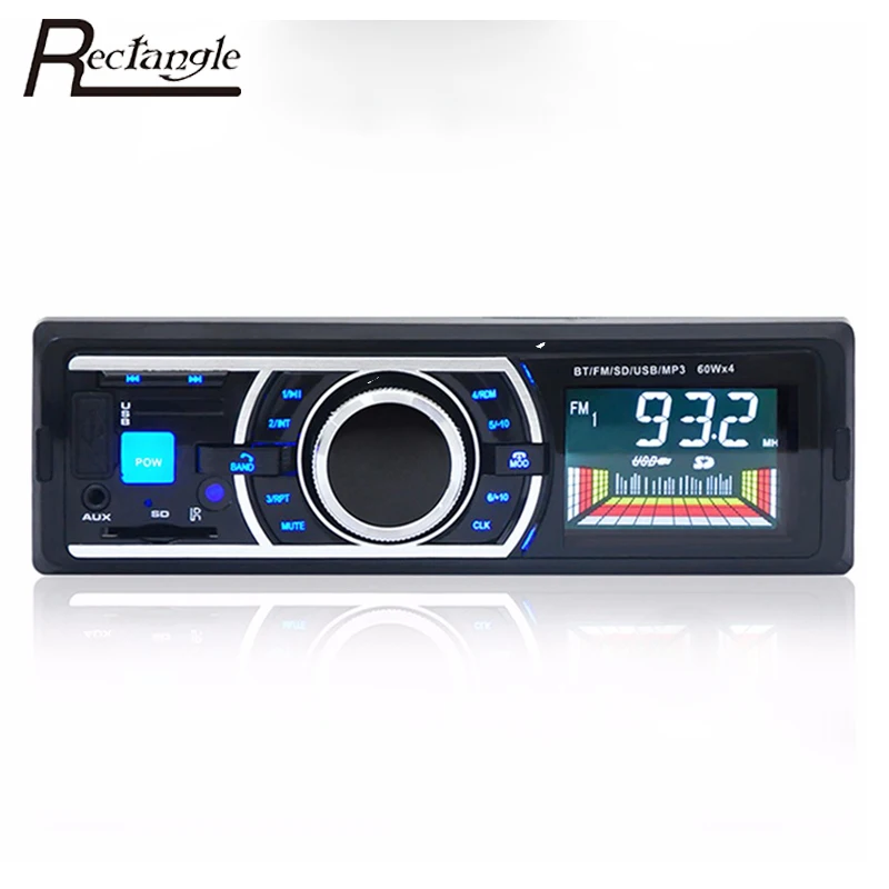 Rectangle Universal Car MP3 Player USB Car Audio Bluetooth Player SD ...