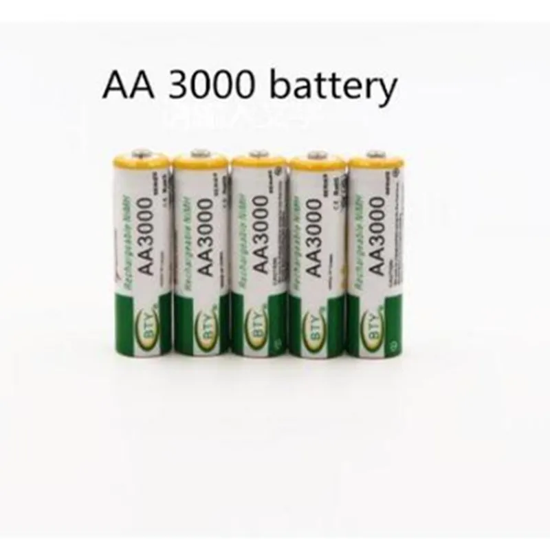 8 шт Dolidada AA батарея 3000 1,2 V Quanlity аккумуляторная батарея AA 3000mAh BTY Ni-MH 1,2 V аккумуляторная батарея+ зарядное устройство