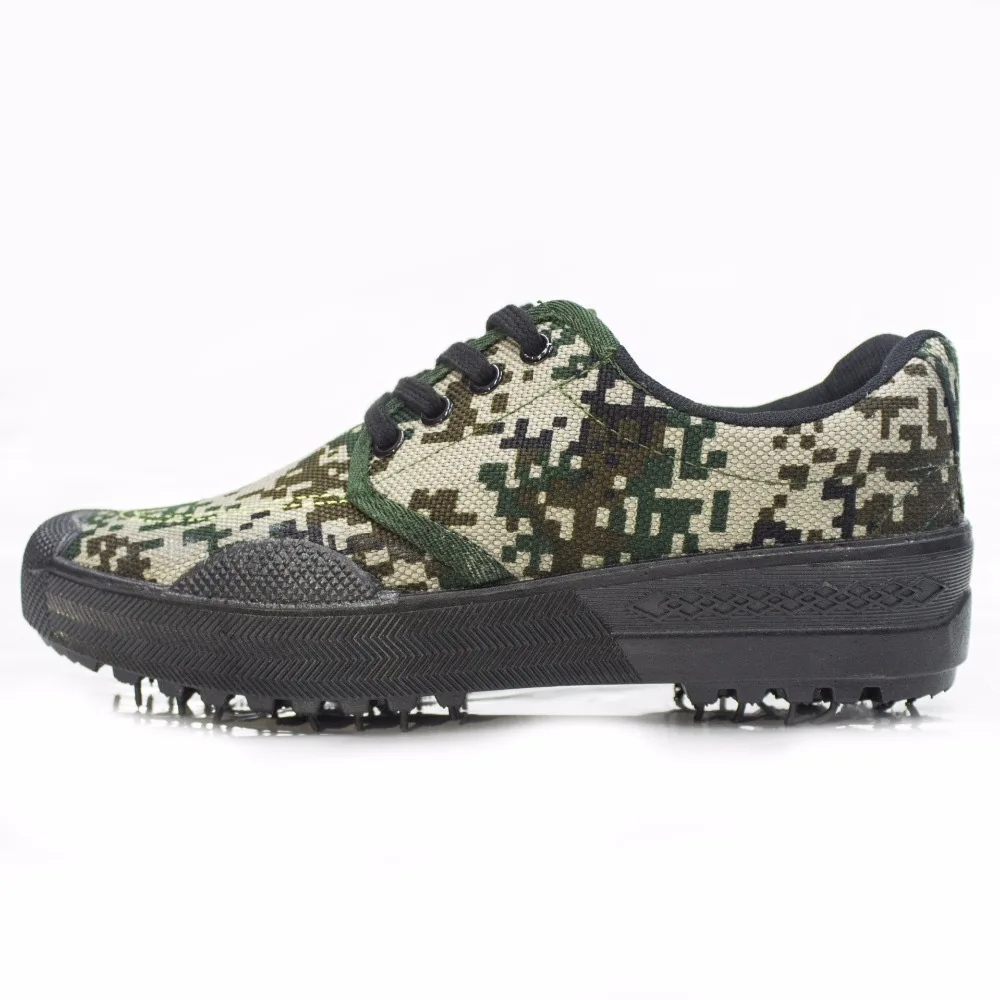 2018 military outdoor camouflage men's shoes large size steel toe cap