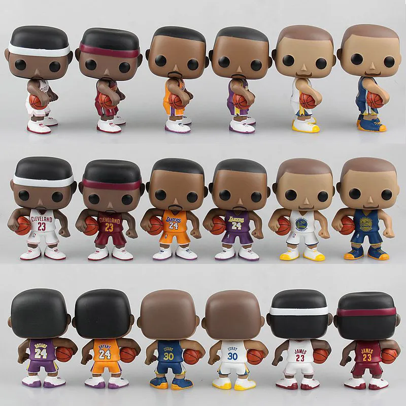 NBA عمل الشكل Nendoroid Juguets 10 سنتيمتر PVC كرة السلة الرياضة التماثيل الفينيل دمية اللعب NBA عمل الشكل Nendoroid Juguets 10 سنتيمتر PVC كرة السلة الرياضة التماثيل الفينيل دمية اللعب