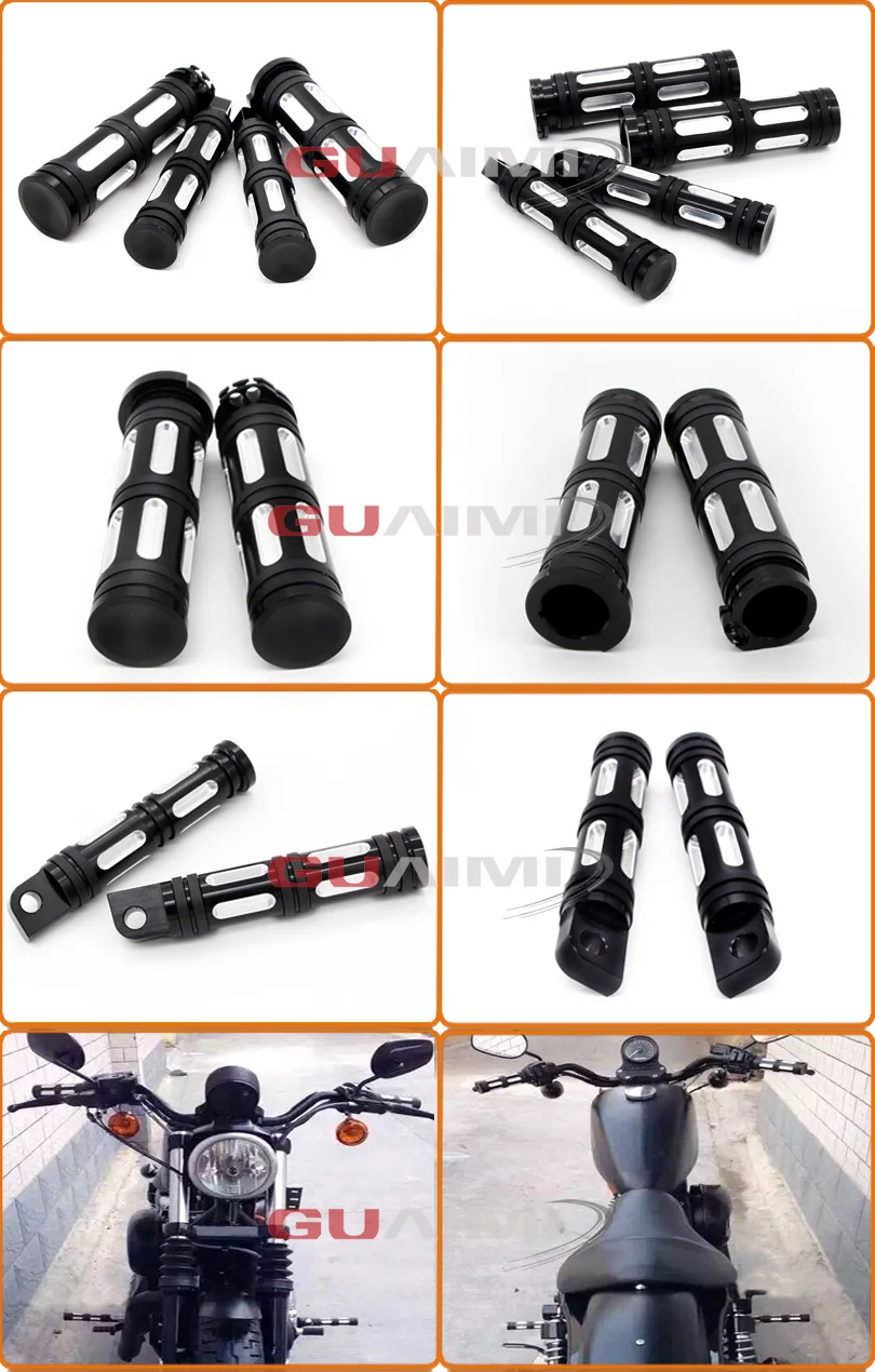 Для Harley Davidson Sportster XL883 XL1200 48 XL 883 1200 мотоцикл " Руль и подножки