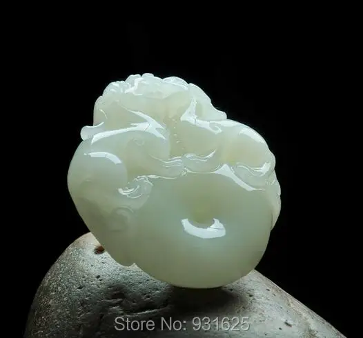 

Natural Grade A Jadeite Carved Double PiXiu Safety Buckle pendant with certificate floating Burma jadeite pendants necklace gift