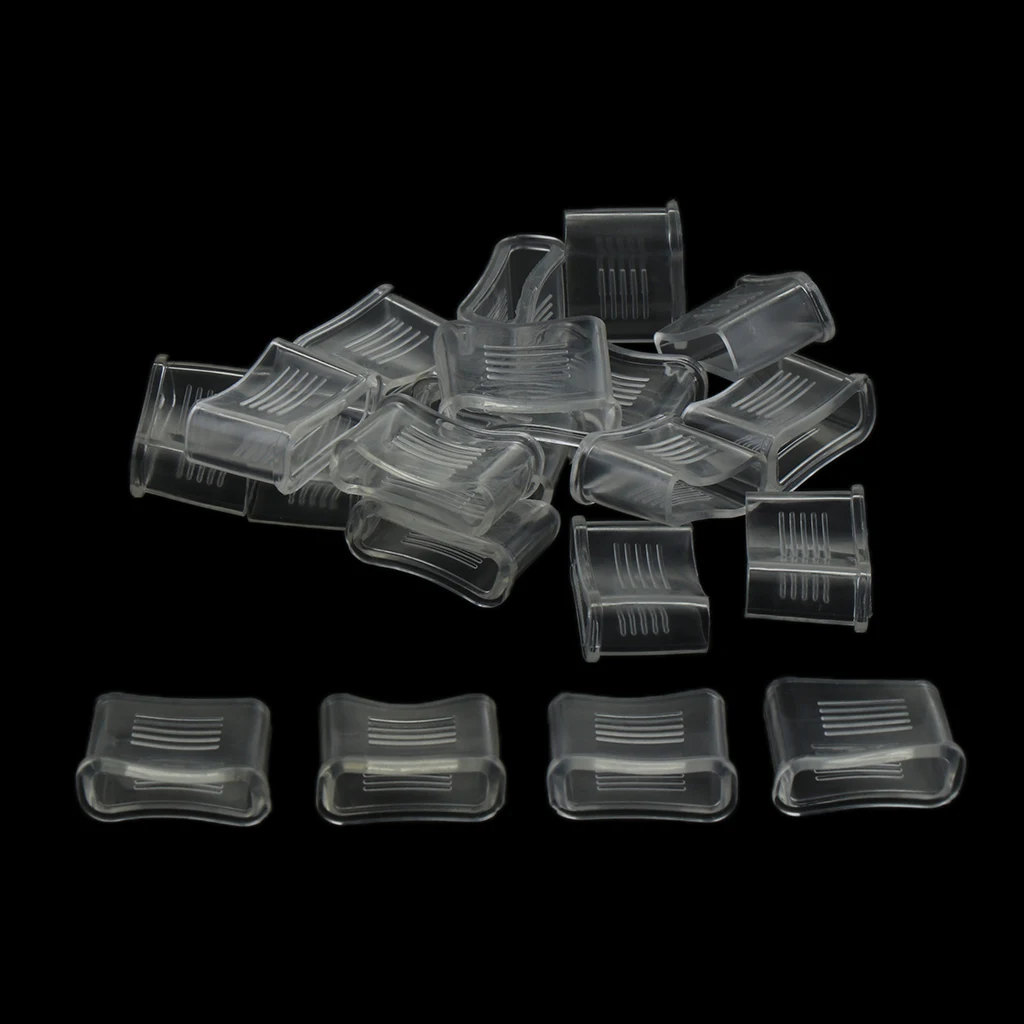 20 Pieces Referee Whistle Cover Transparent Whistle Cushioned Mouth Grip Soccer Referee Whistle Protective Accessory