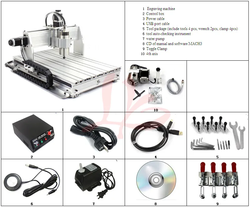 4030Z-800W USB 4axis 