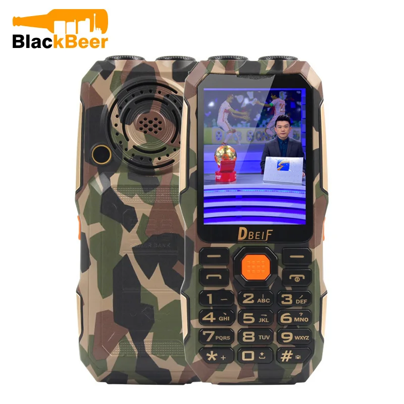 

Uniwa DBEIF D2016 Old Man Mobile Phone Big Magic Voice Russian Keyboard Button Dual Flashlight Power Bank TV Outdoor Cellphone