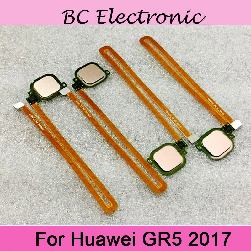 2PCS Fingerprint Scanner For Huawei GR5 GR 5 2017 BLL-L21 BLL-L22 Touch Sensor ID Home Button Return Assembly Flex Cable | Мобильные