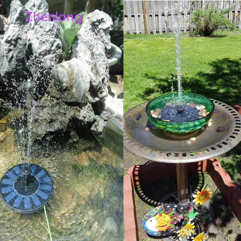 Солнечный водяной насос мощность панель Комплект фонтан бассейн Сад пруд погружной полив дисплей с английским Manaul