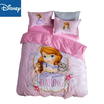 

sofia princess bedding set twin size bedclothes full coverlet queen duvet cover for girl bedroom cotton 3d printing home textile